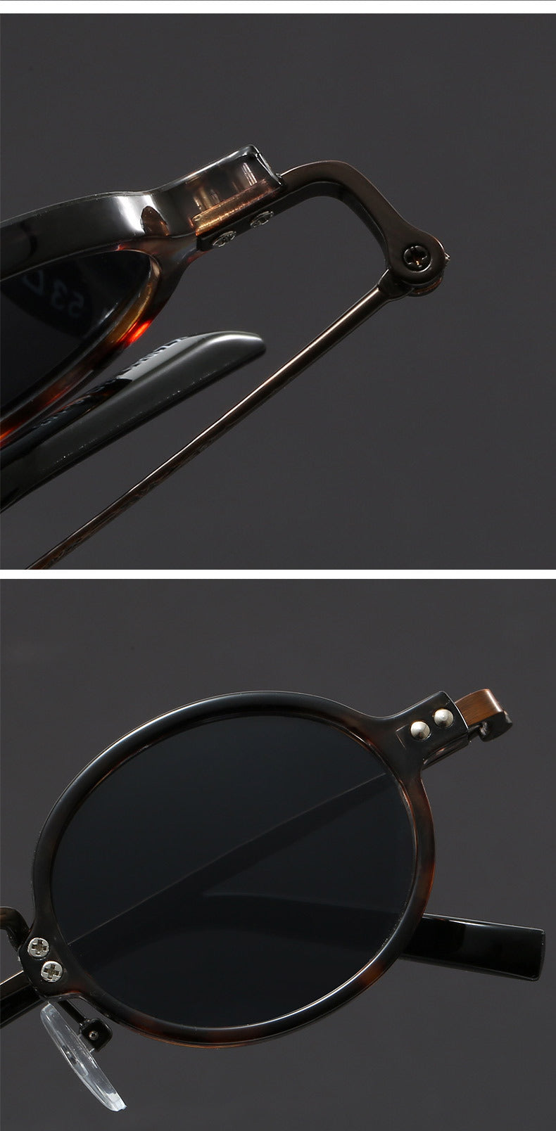 Japanese-style craftsmanship small round sunglasses
