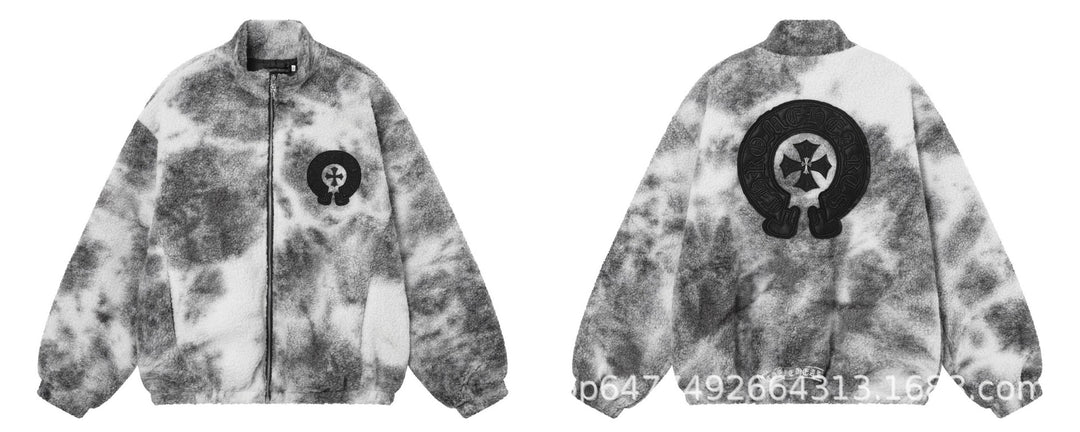 Chrome Hearts Cross Patch Embroidery Baseball Jacket