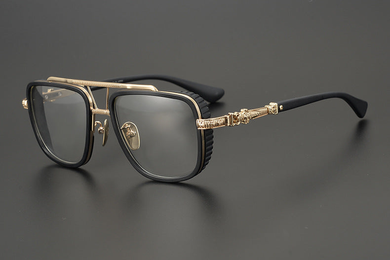 Chrome Hearts Double-Bridge Eyewear with Premium Engraving