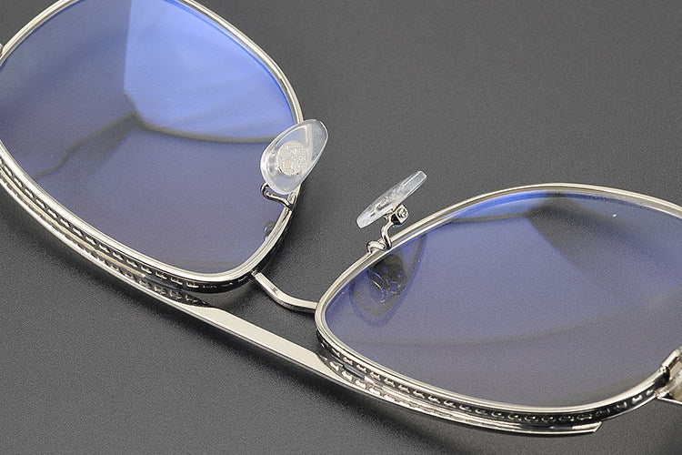 Chrome Hearts Hand-Engraved Aviator Glasses