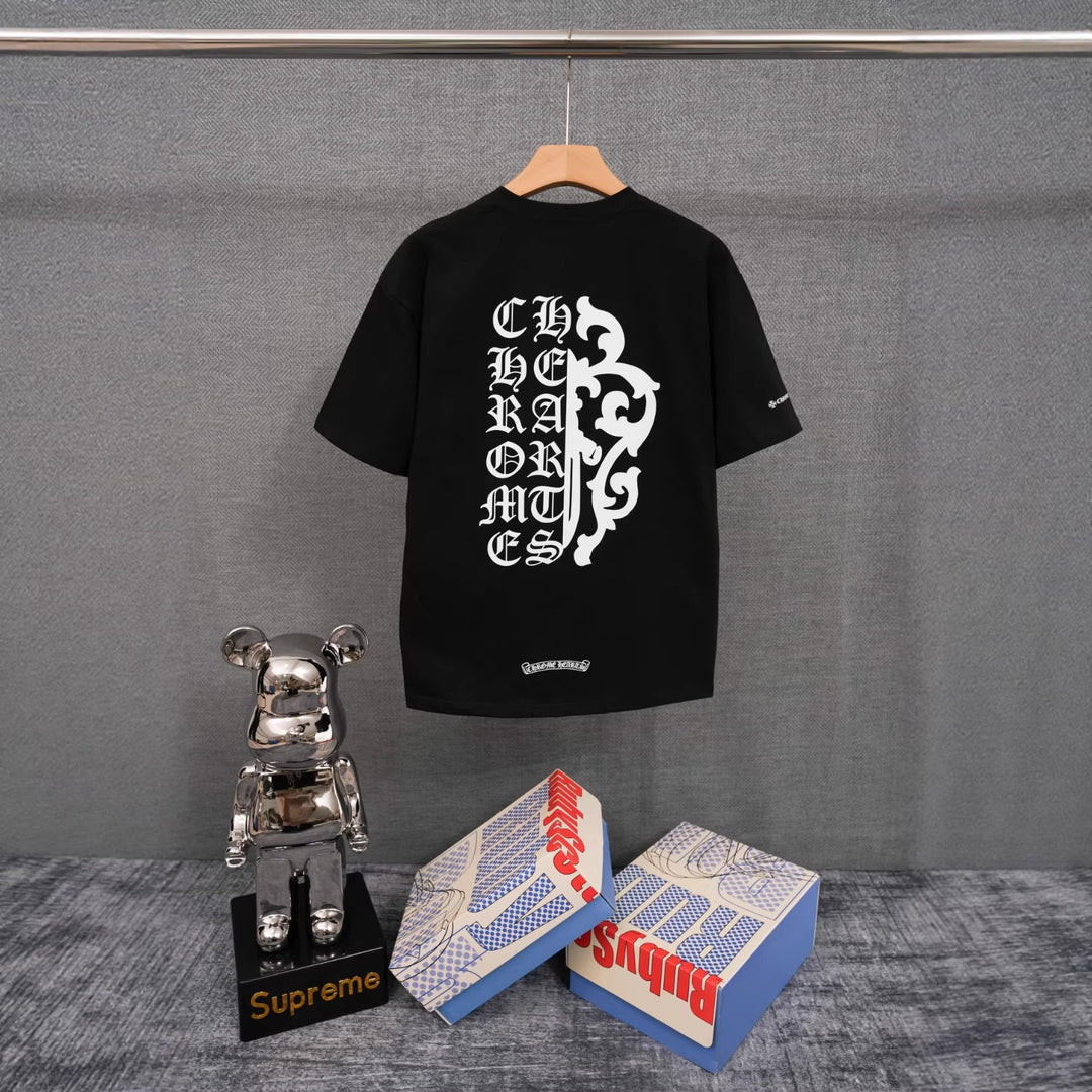 Chrome Hearts Summer Printed Short-Sleeve T-Shirt