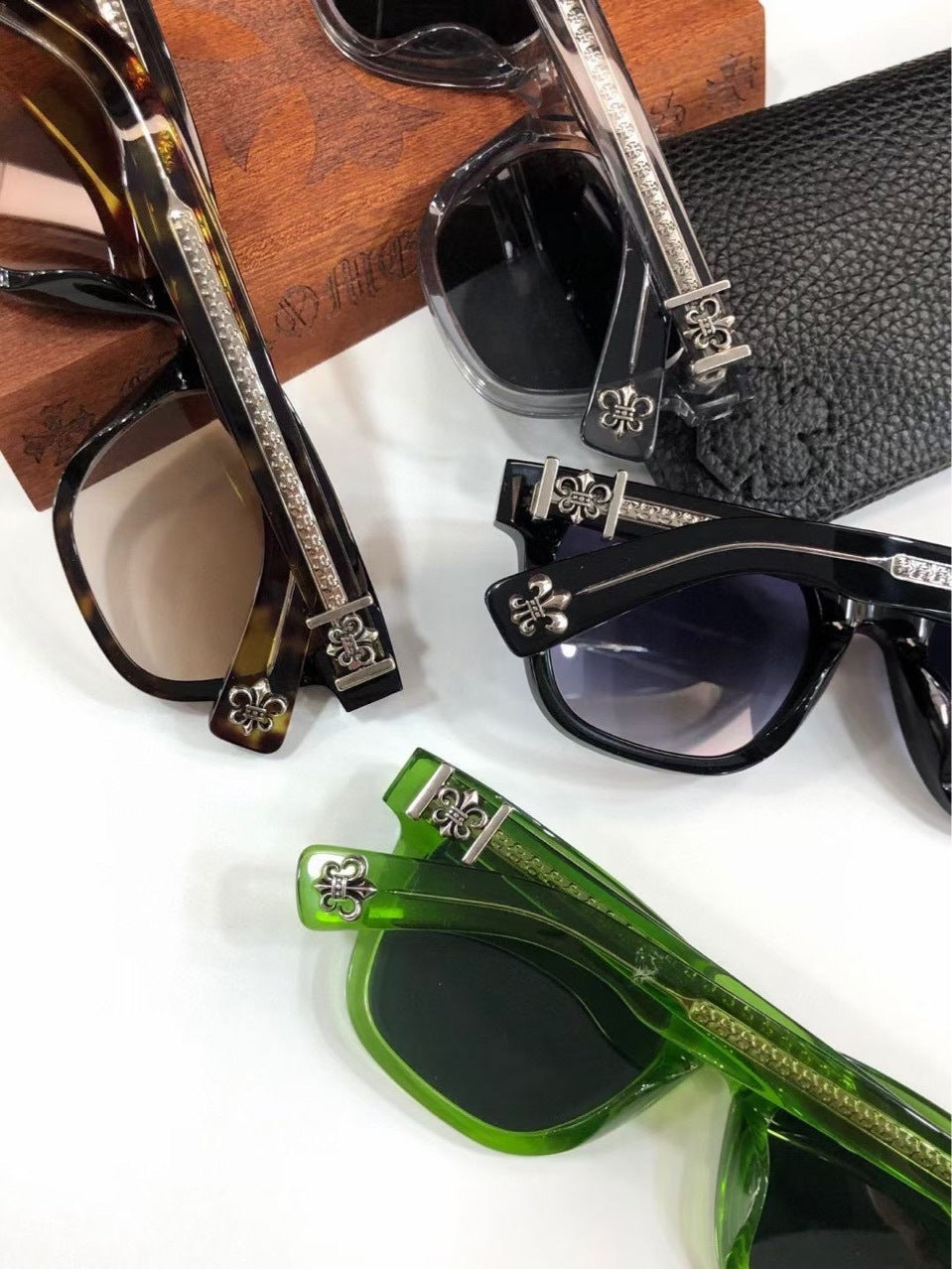 Chrome Hearts Retro Scout Cross  Artistic Sunglasses