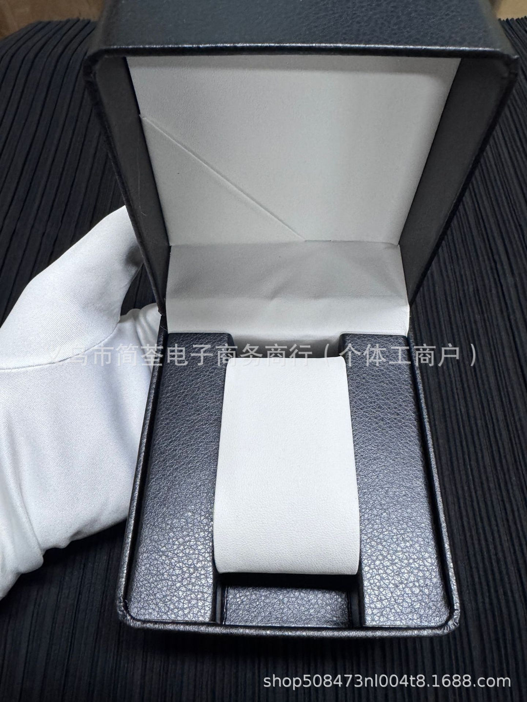 Square Full-Diamond Three-Hand Quartz Watch