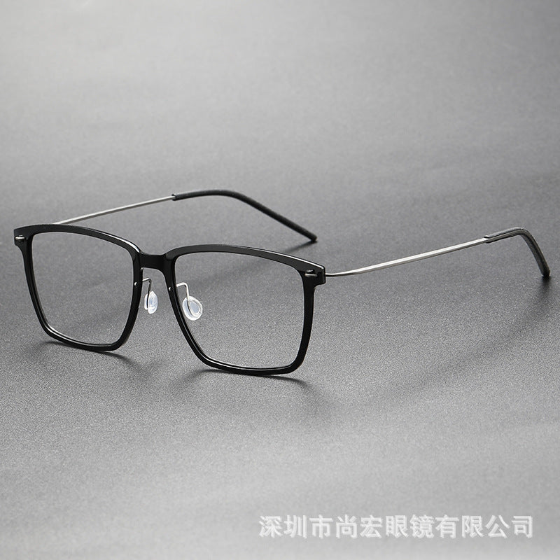 Slimming nylon frames pure titanium glasses