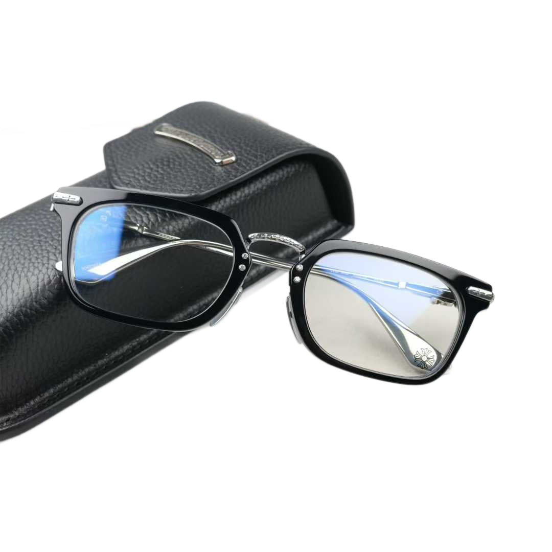 Chrome Hearts SNAT acetate and metal glasses