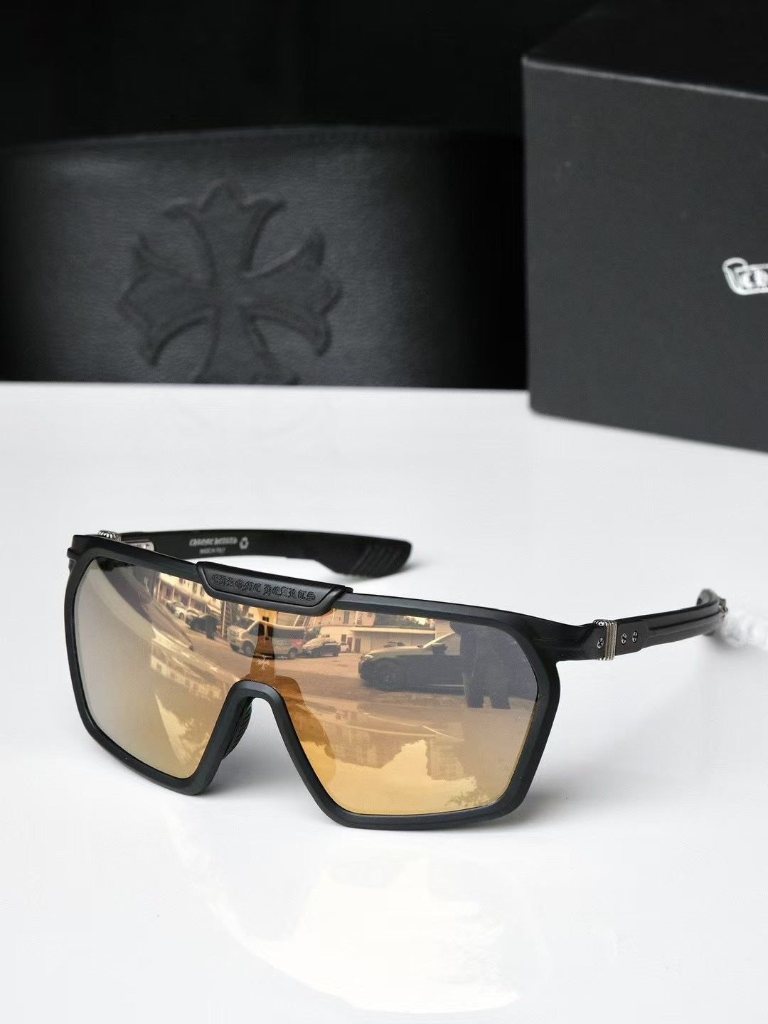 Chrome Hearts sports cycling goggles
