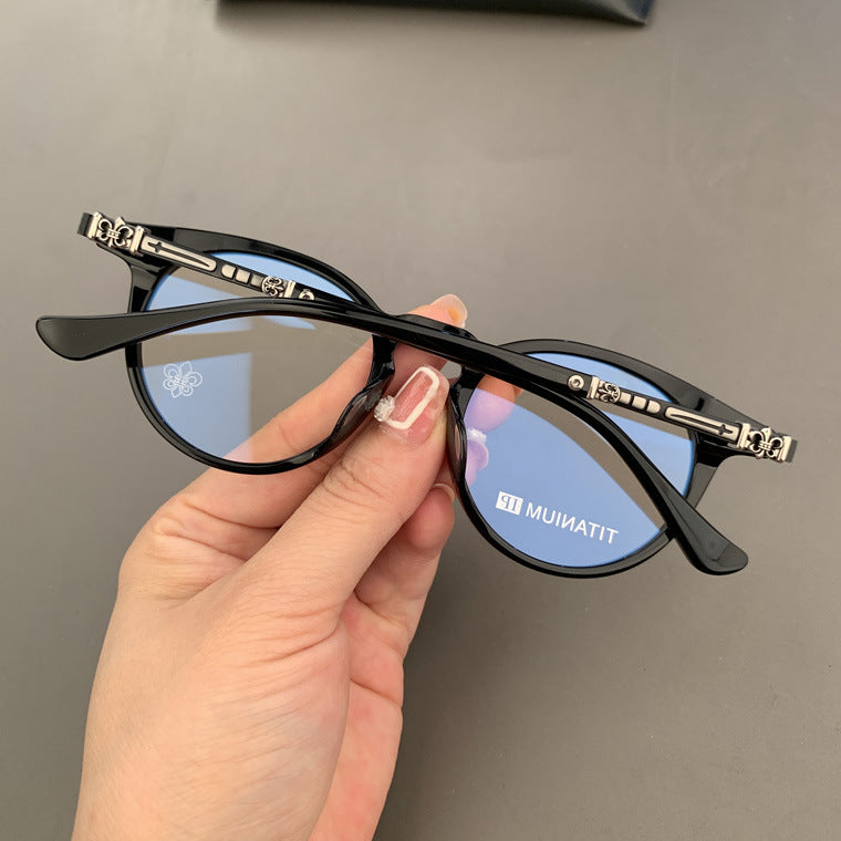 Chrome Hearts retro large frame versatile glasses