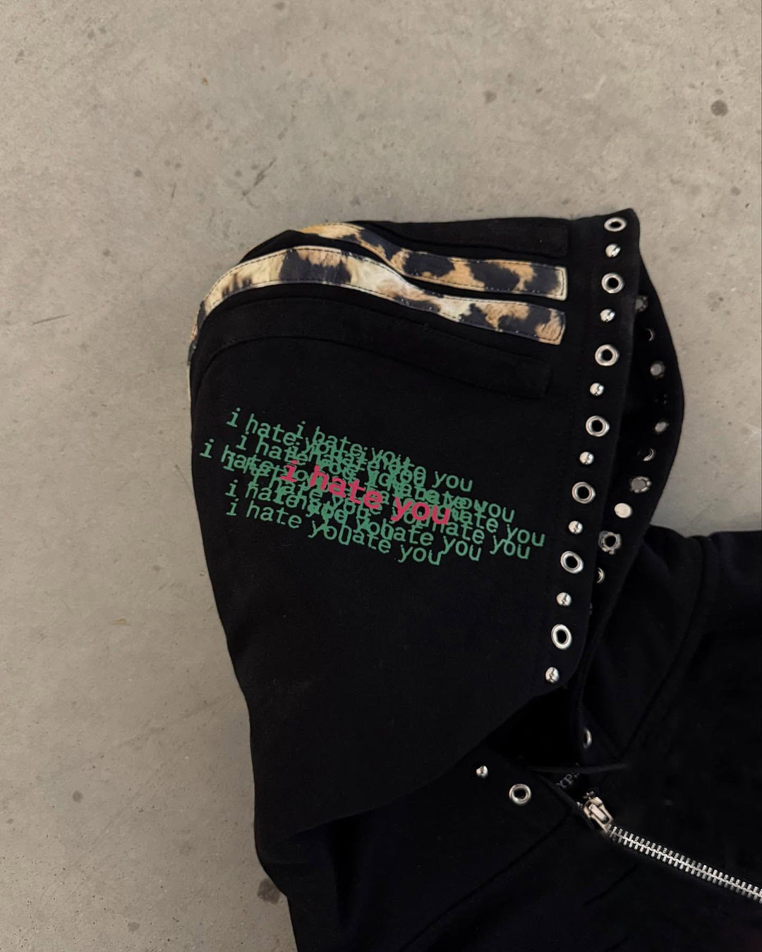 Y2K Retro Style Hoodie Zipper