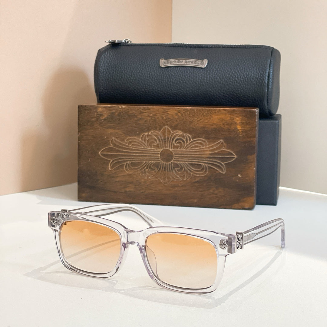 Chrome Hearts Square Frame Fashion Sunglasses