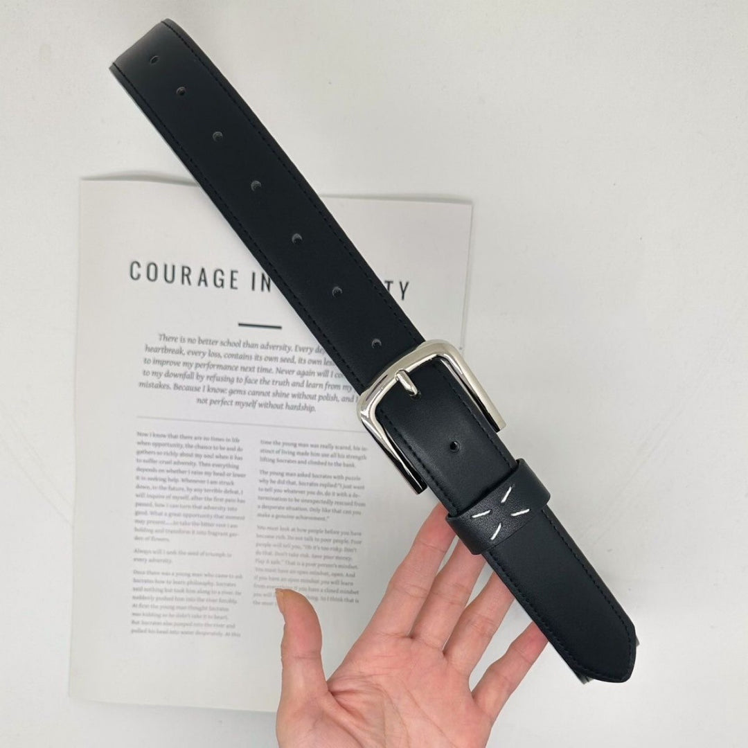 Margiela Stitch A Simple Versatile Leather Belt