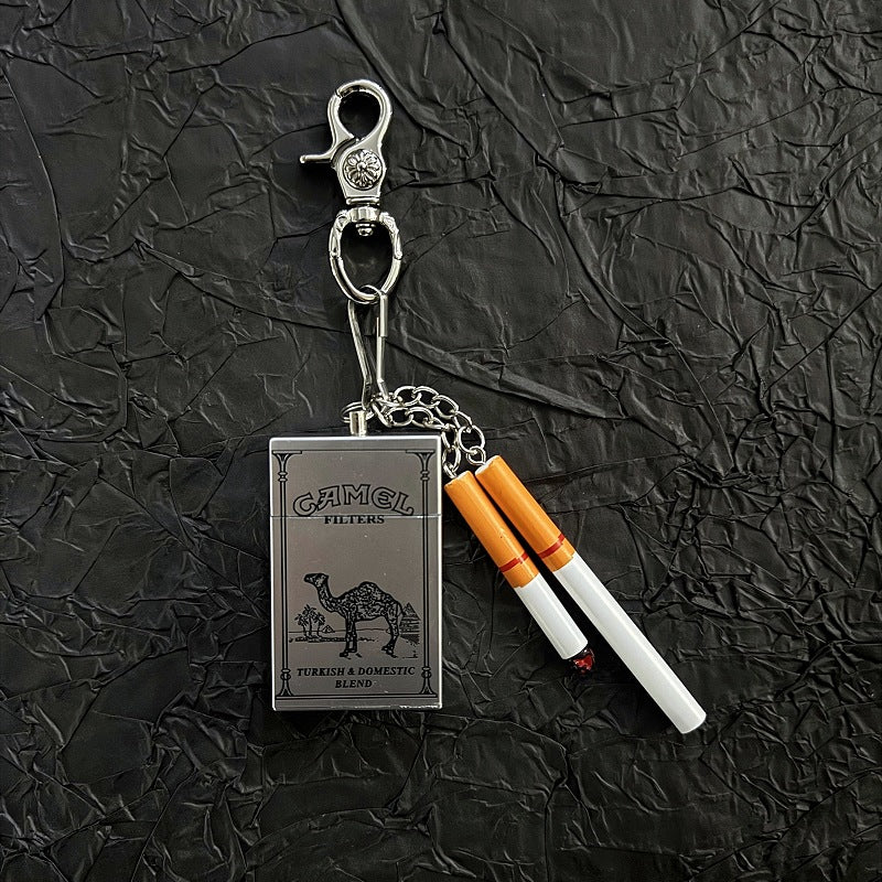Portable Ashtray Waist Accessory, Cigarette Keychain Bag Charm