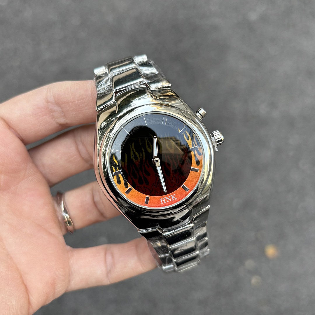 Y2K Creative Dynamic Flame Watch