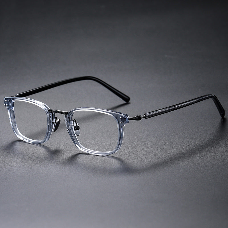 Small square retro eyeglass frames
