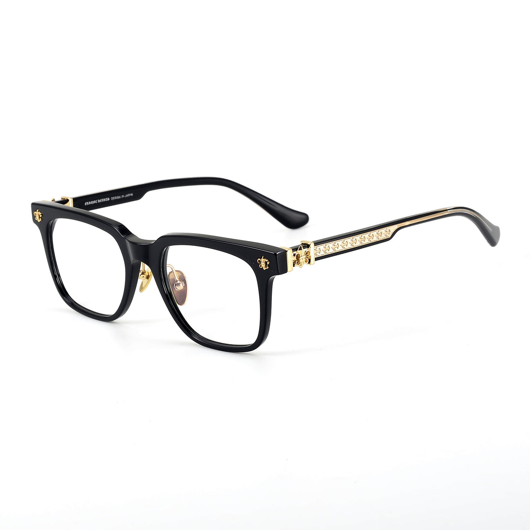 Chrome Hearts-Style Retro Acetate Eyeglass Frames