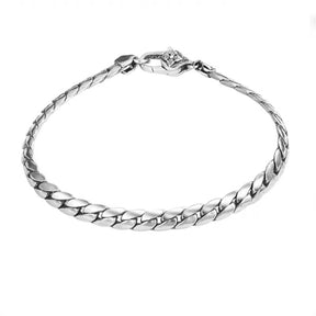 Flat whip Cuban bracelet