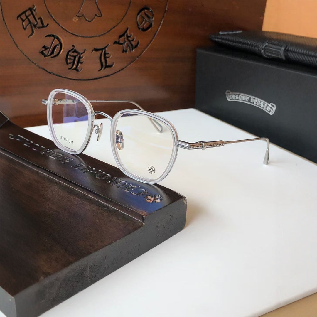 Chrome Hearts thin framed lightweight and artistic glasses