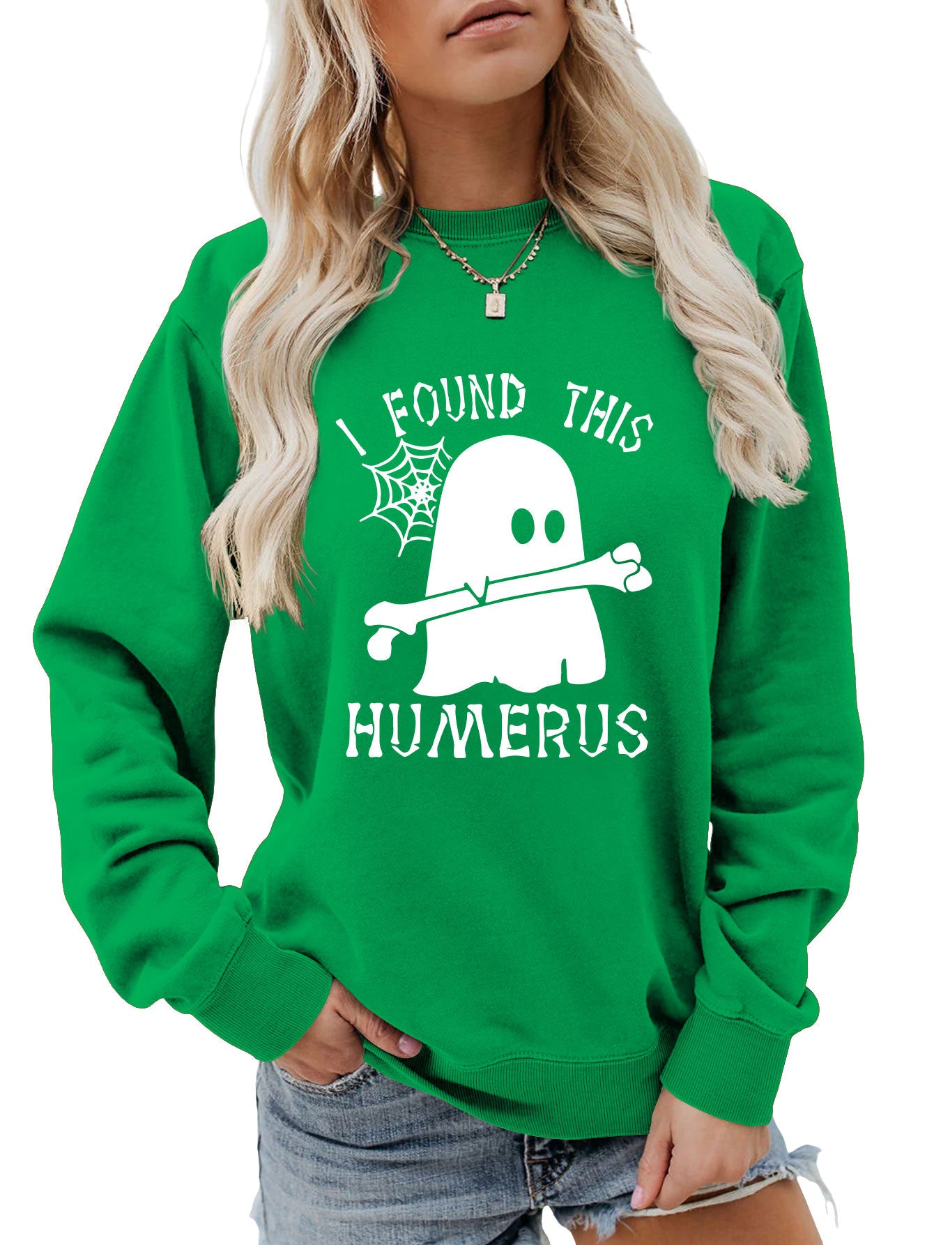 I FOUND THIS HUMERUS round neck sweatshirt