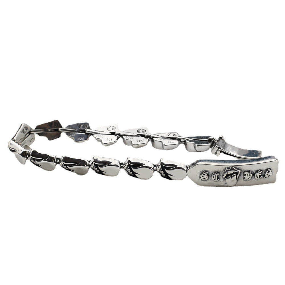 Rolling Stone Tongue Patchwork Bracelet