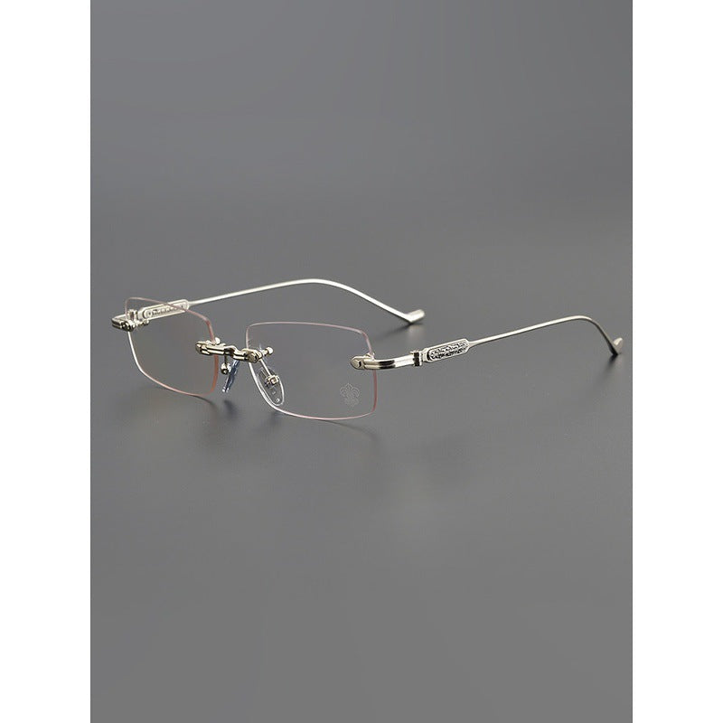 Chrome Hearts Engraved Rimless Frames