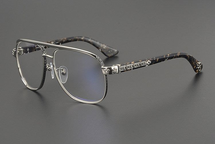Chrome Hearts Hand-Engraved Aviator Glasses