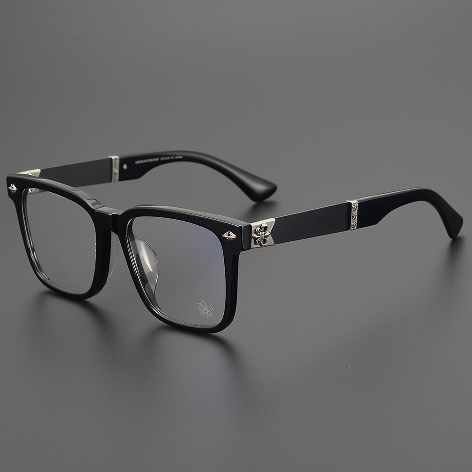 Chrome Hearts Acetate Pure Titanium Square Frame Eyeglasses
