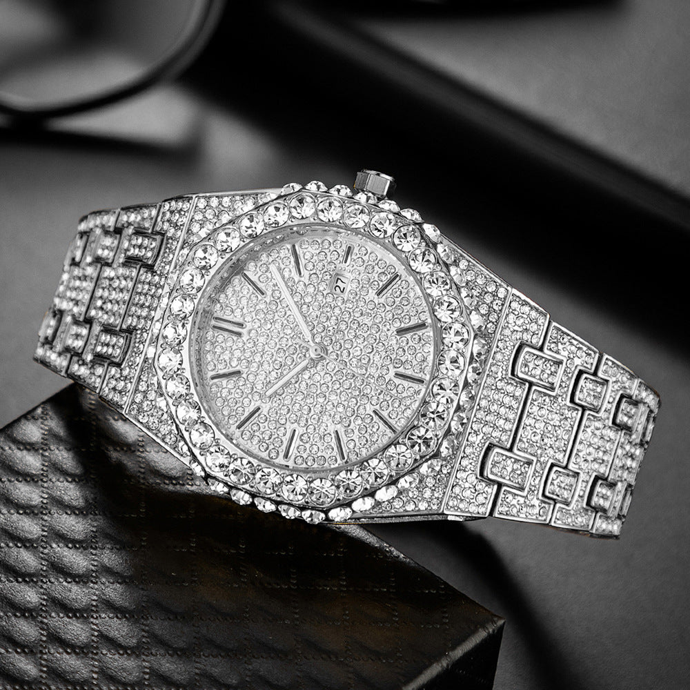 "Starry Sky" Diamond-Set Men's Quartz Watch