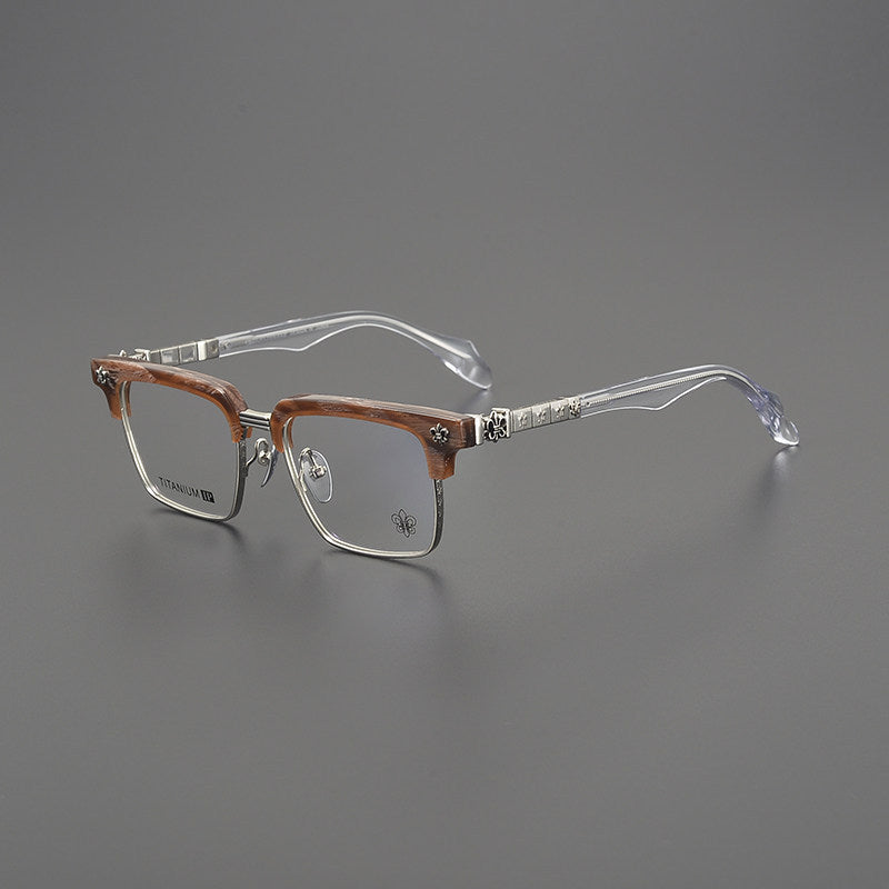 Chrome Hearts Style Hand-Carved Eyewear