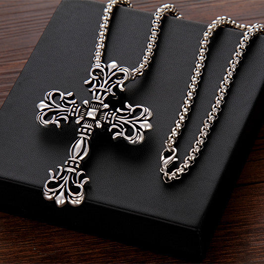 Chrome Hearts Large Cross Necklace