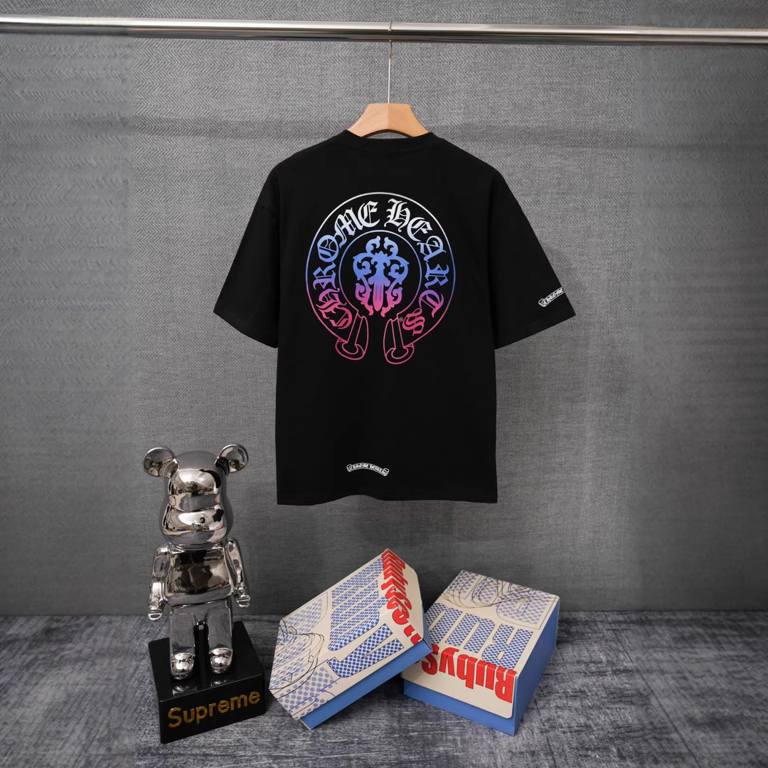 Chrome Hearts Summer Short-Sleeve Printed T-Shirt