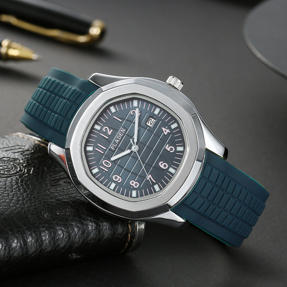 Grenade Luminous Silicone Strap Quartz Watch
