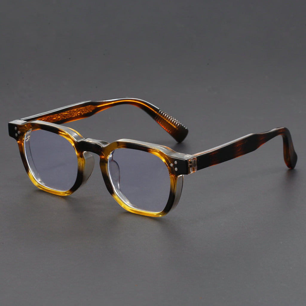 Classic retro square blue light blocking glasses