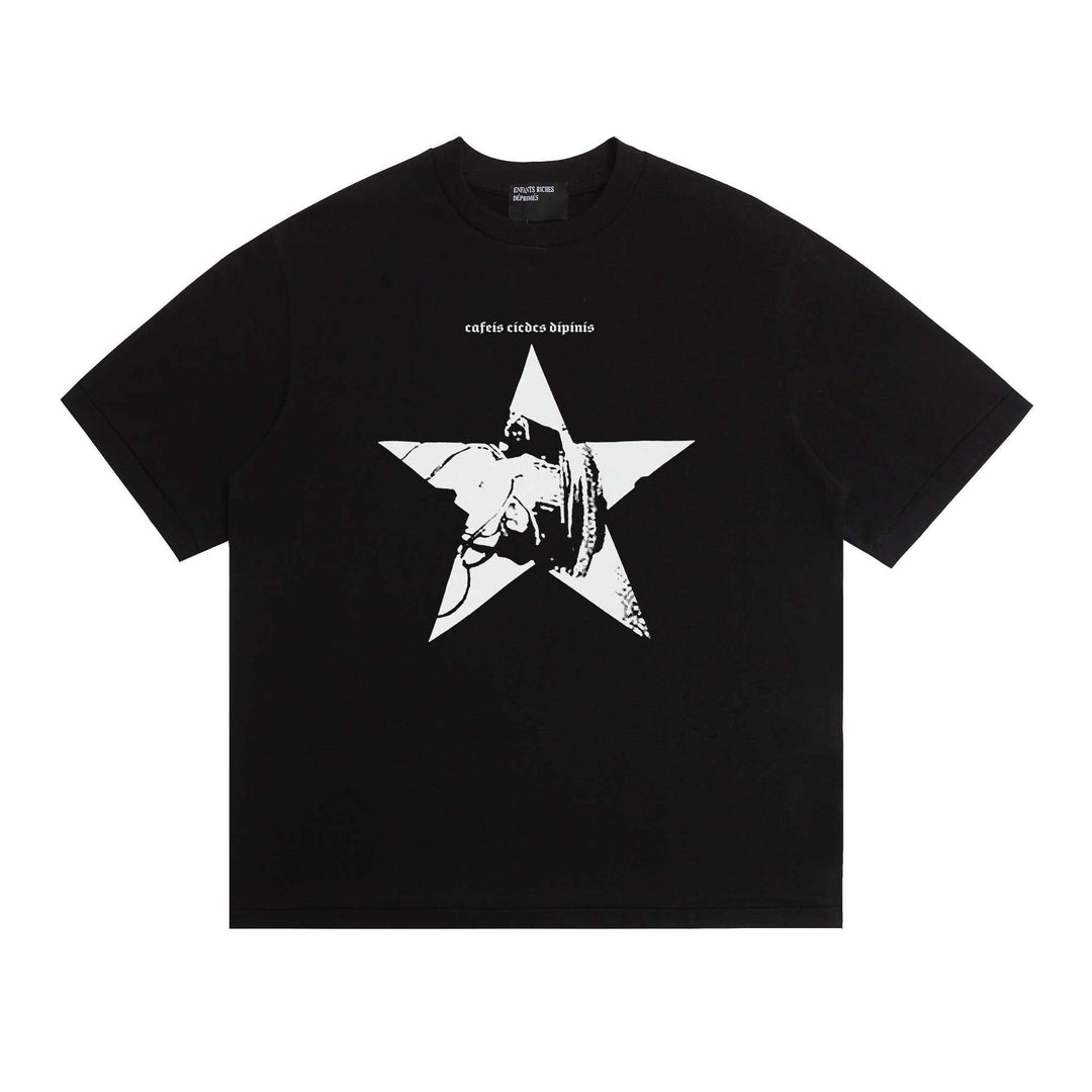 ERD Melancholy Rich Second Generation Print Short-Sleeve T-Shirt