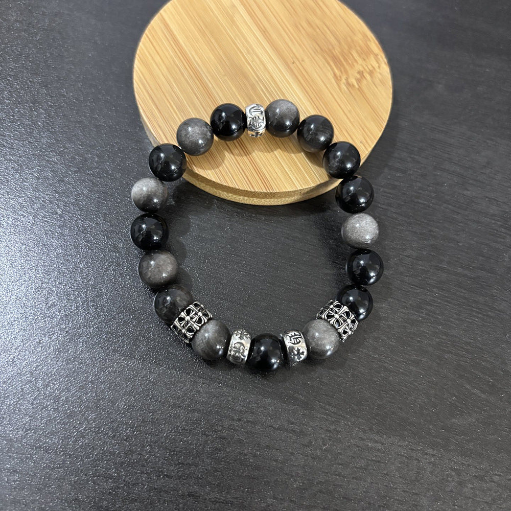 Chrome Hearts Vintage Cross Artistic Bracelet