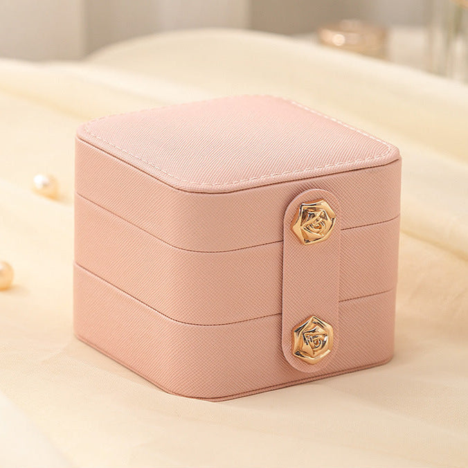Three-layer magic cube jewelry box