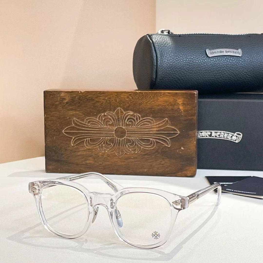 Chrome Hearts Irregular Eyeglasses with Nose Pads