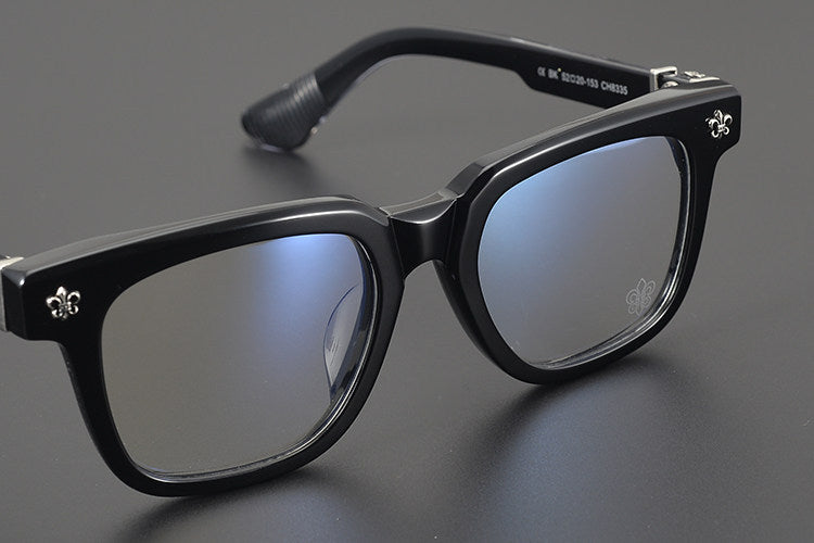 Chrome Hearts carved snake logo glasses
