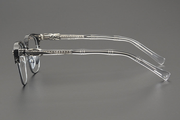 Chrome Hearts Hand-Engraved Vintage Browline Eyeglasses