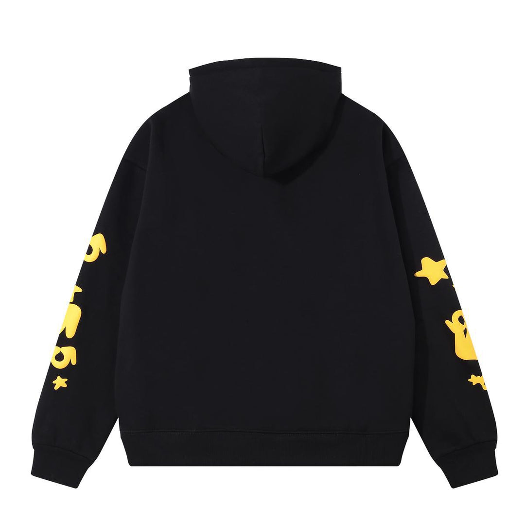 Sp5der foam letter 555 hoodie Pink Casual pants