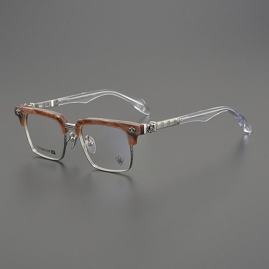 Chrome Hearts Style Hand-Carved Eyewear