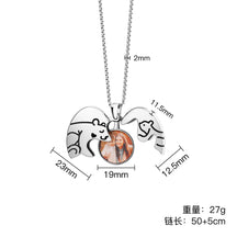 Bear Hug Heart Necklace Photo Box