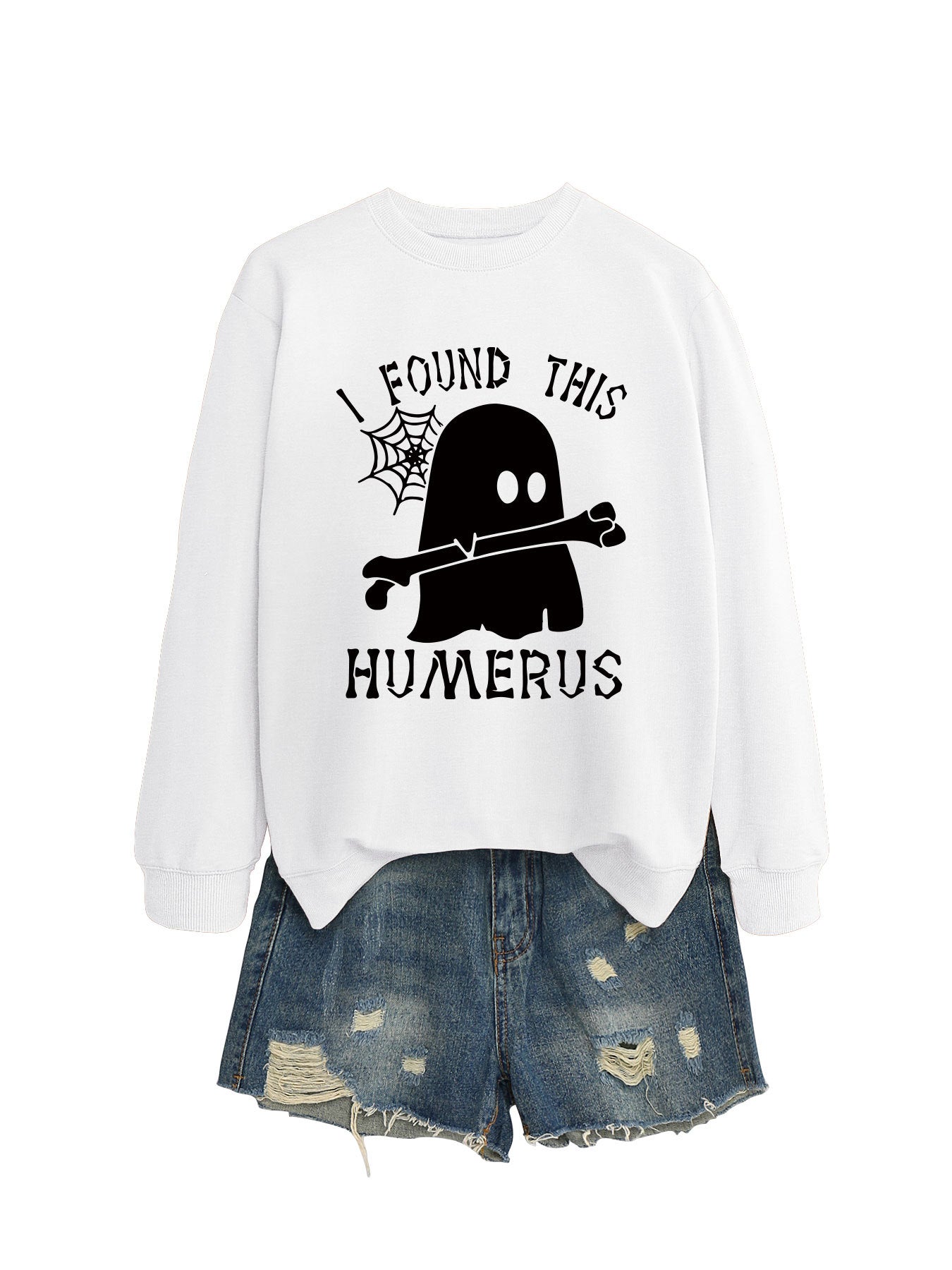 I FOUND THIS HUMERUS round neck sweatshirt