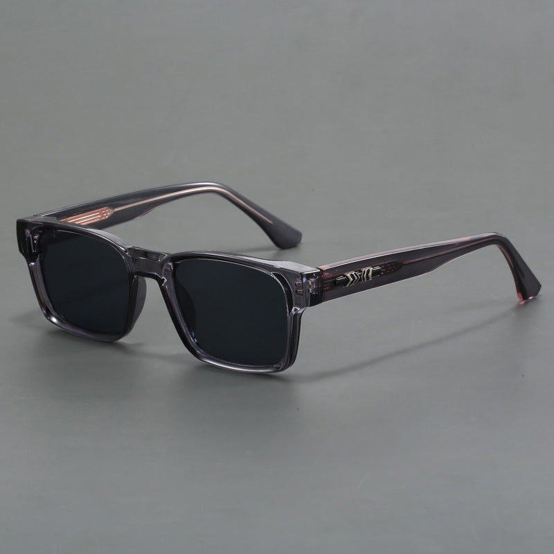 Thick-rimmed anti-blue light photochromic glasses