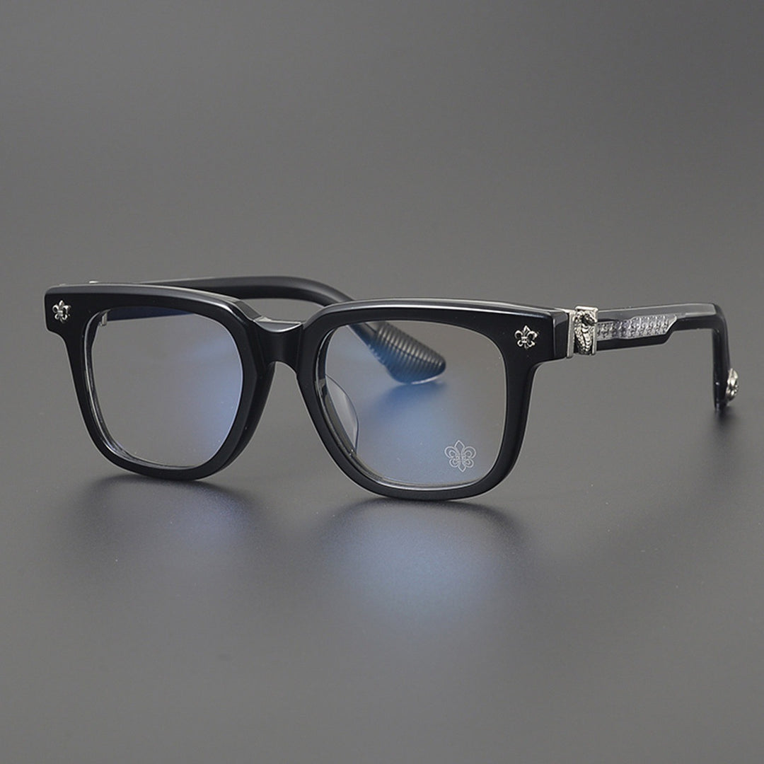 Chrome Hearts carved snake logo glasses