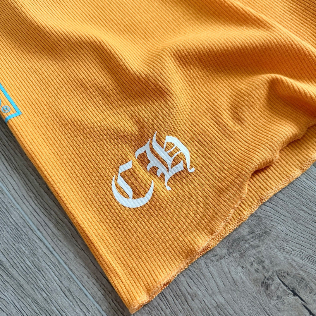 Chrome Hearts Yellow T-Style Printed Vest