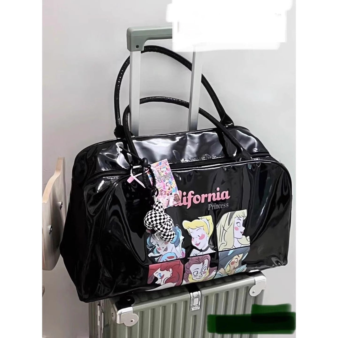 Spicy Girly Print Retro Large Capacity Gym Bag