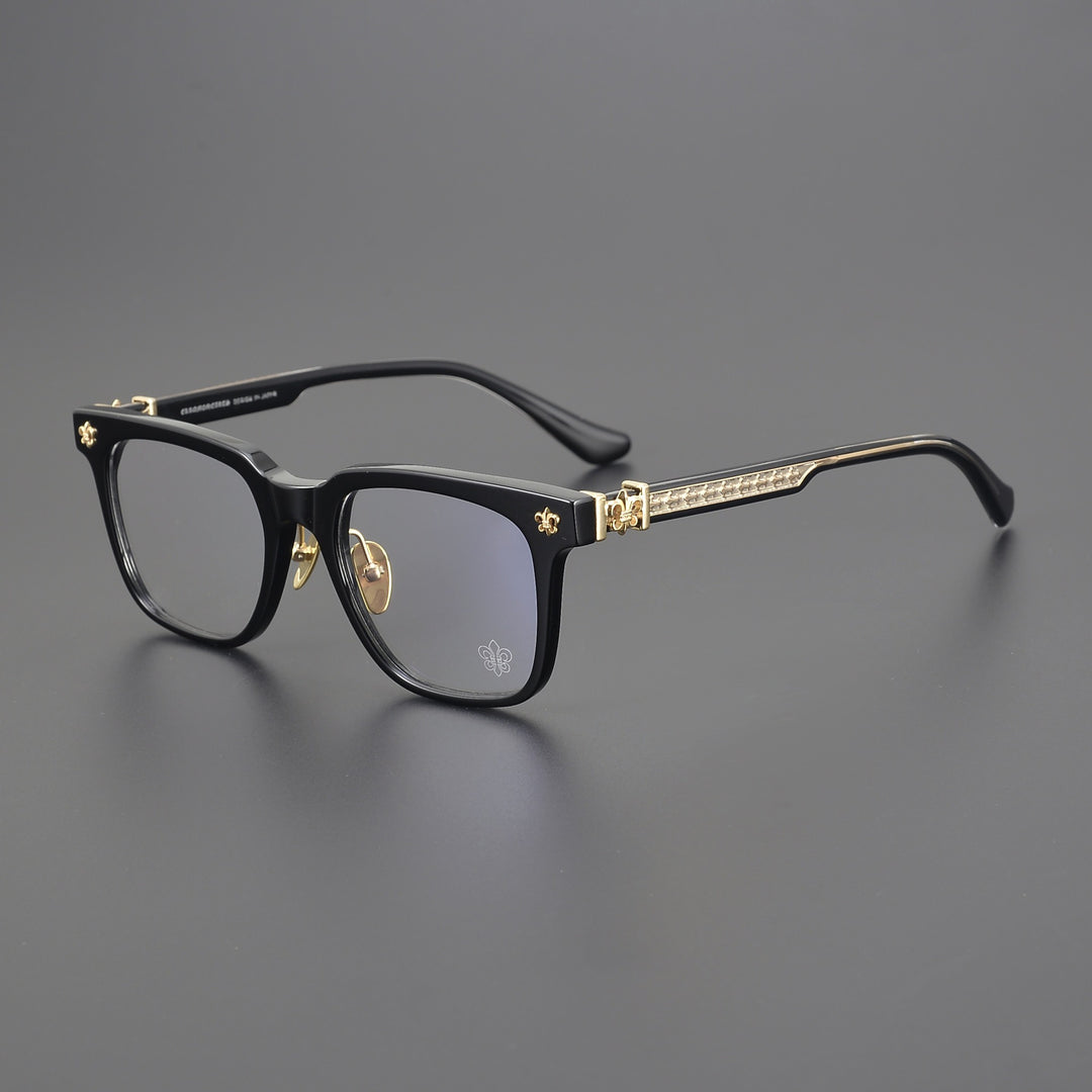 Chrome Hearts-Style Retro Acetate Eyeglass Frames
