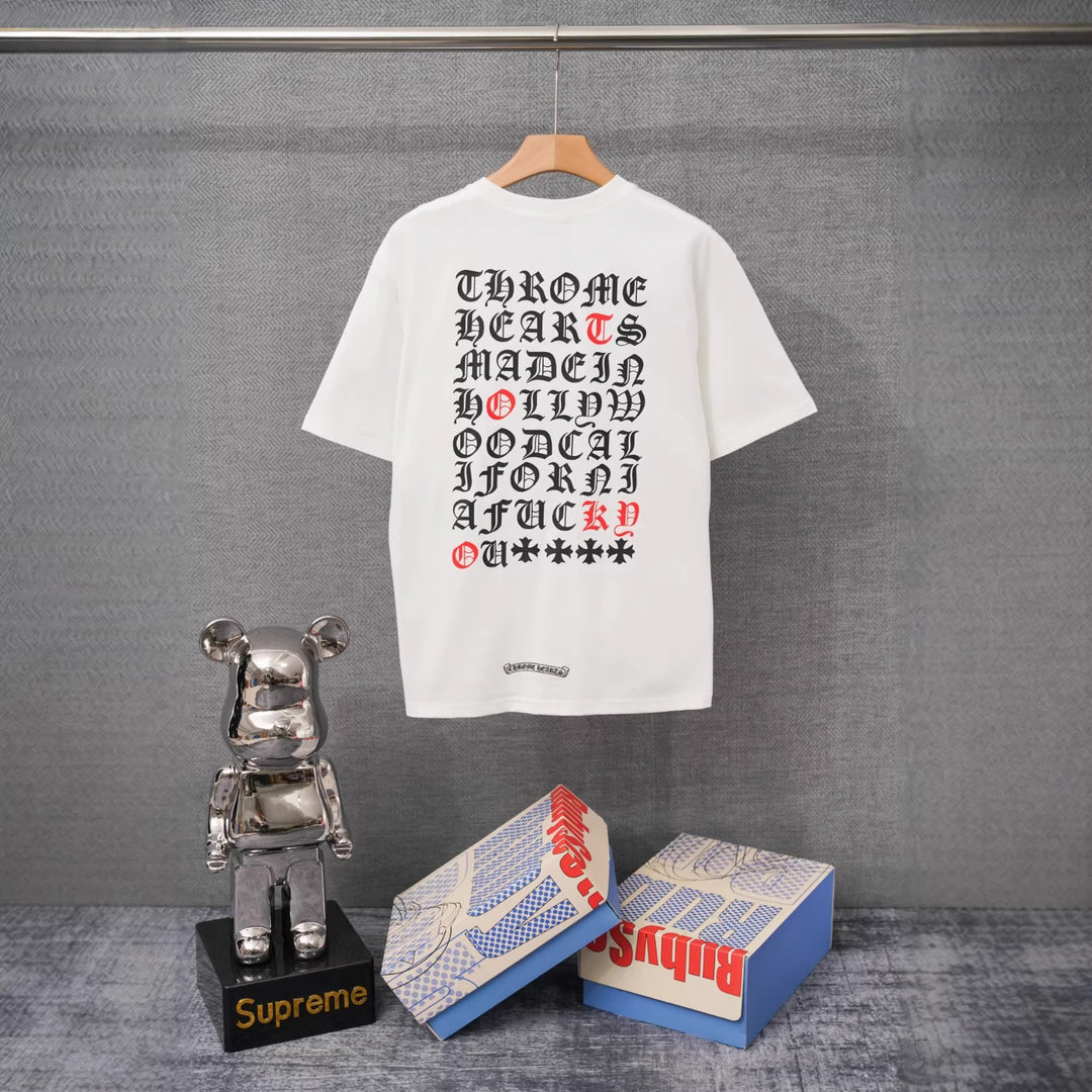 Chrome Hearts Summer Printed Short-Sleeve T-Shirt