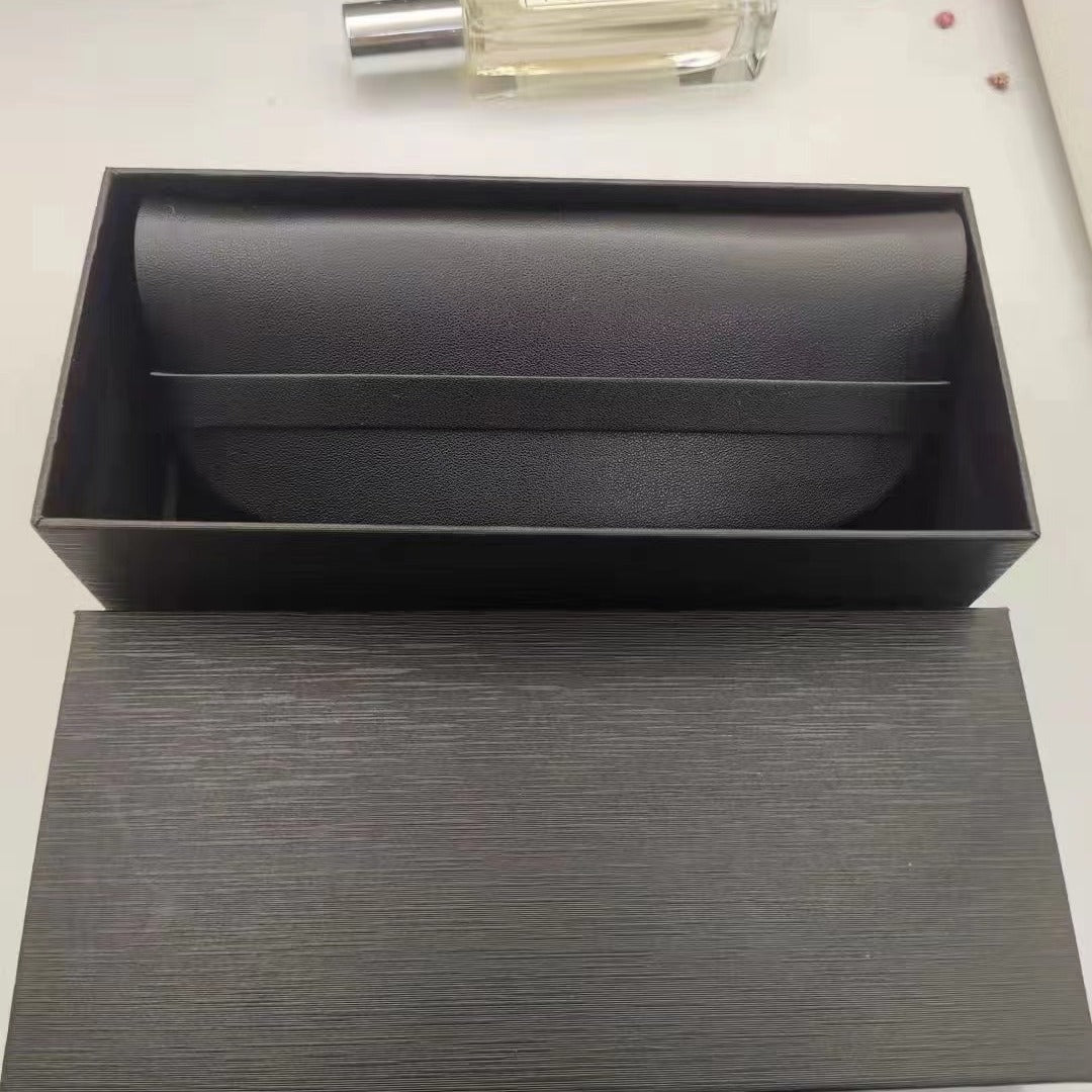 Leather handmade eyeglass case