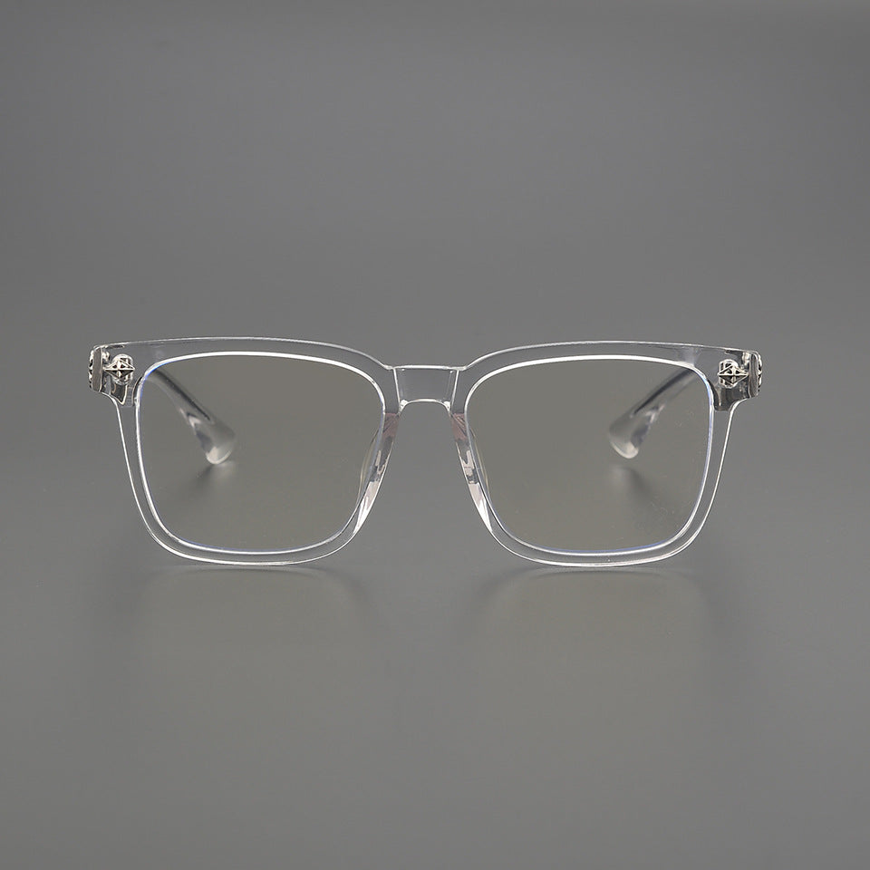 Chrome Hearts Acetate Pure Titanium Square Frame Eyeglasses