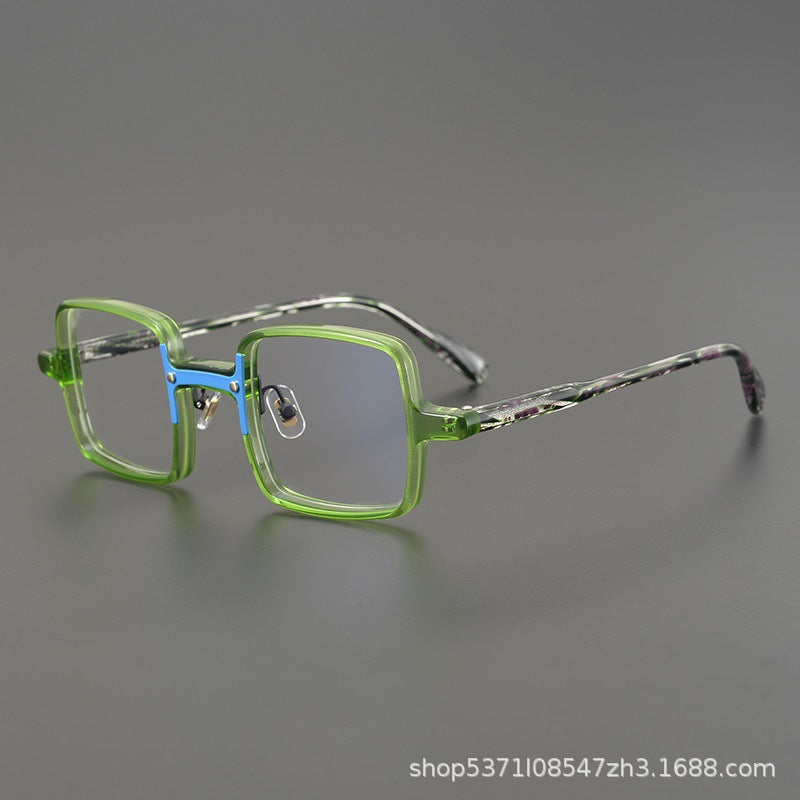 Retro Square Large Frame Glasses